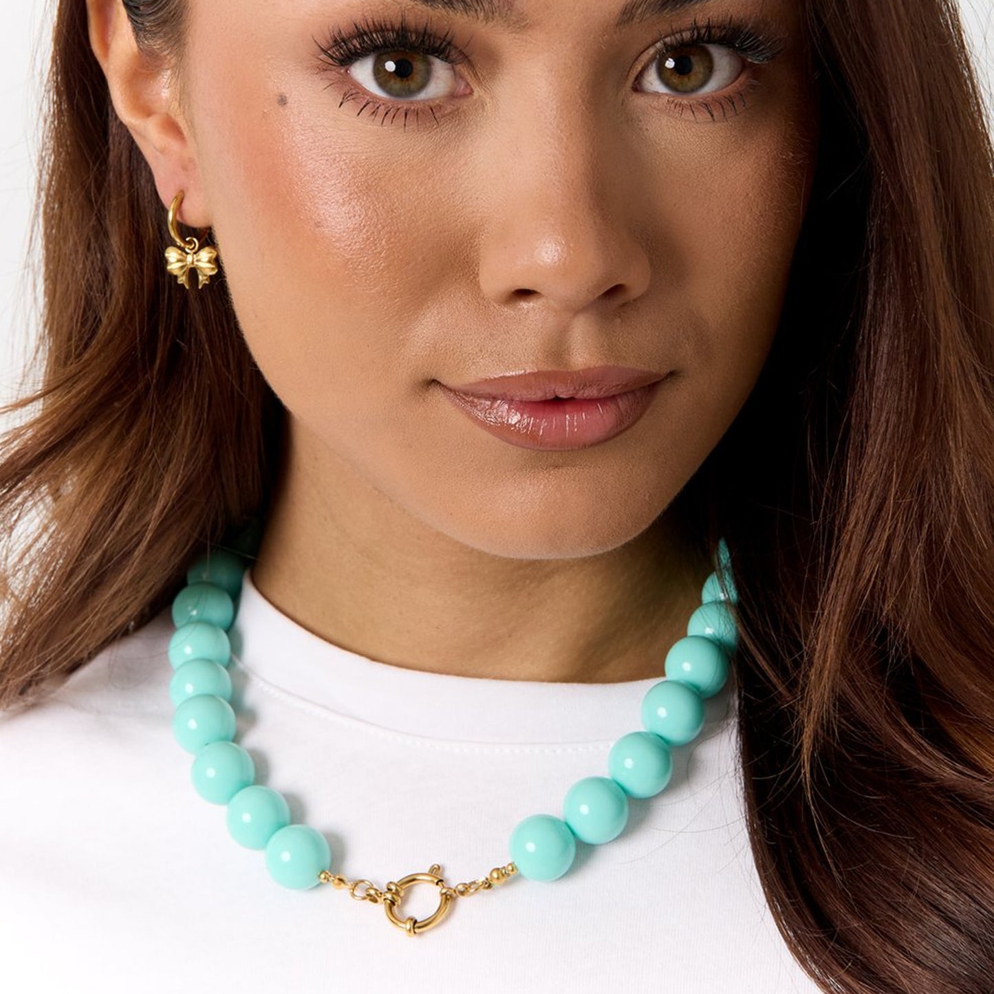 Big Beady Babe Charm Ketting (Diverse kleuren)