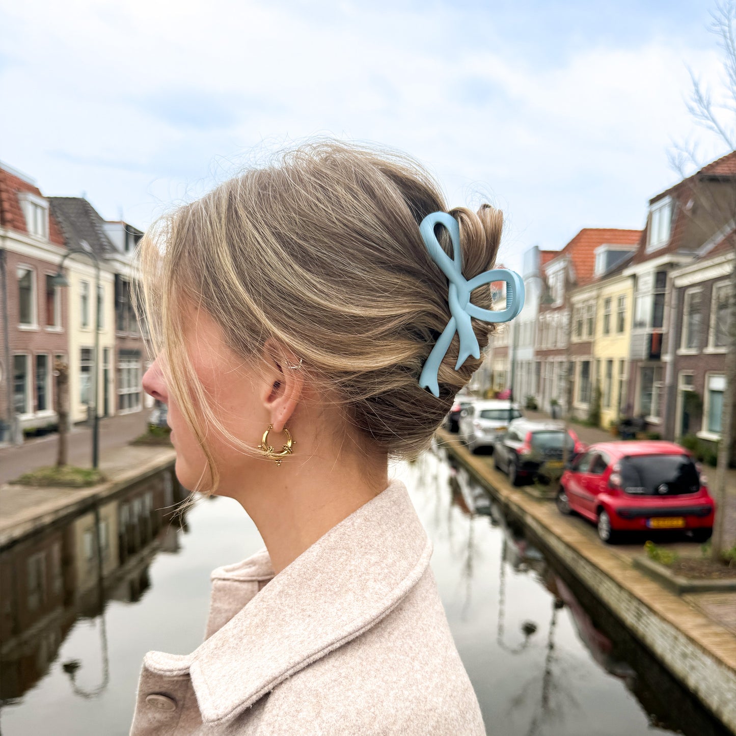 Bow Hairclip Blauw