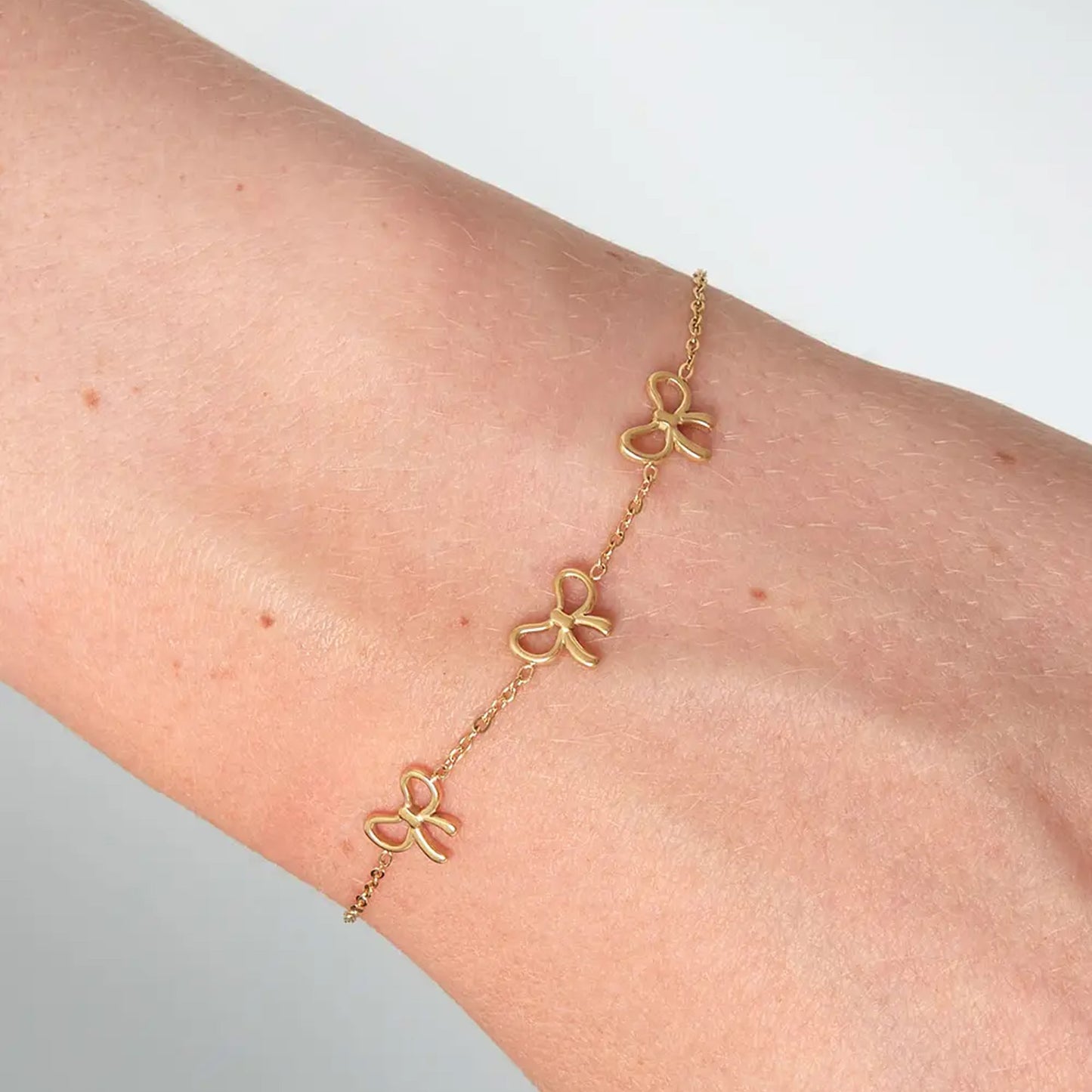 Charming Strik Armband Goud