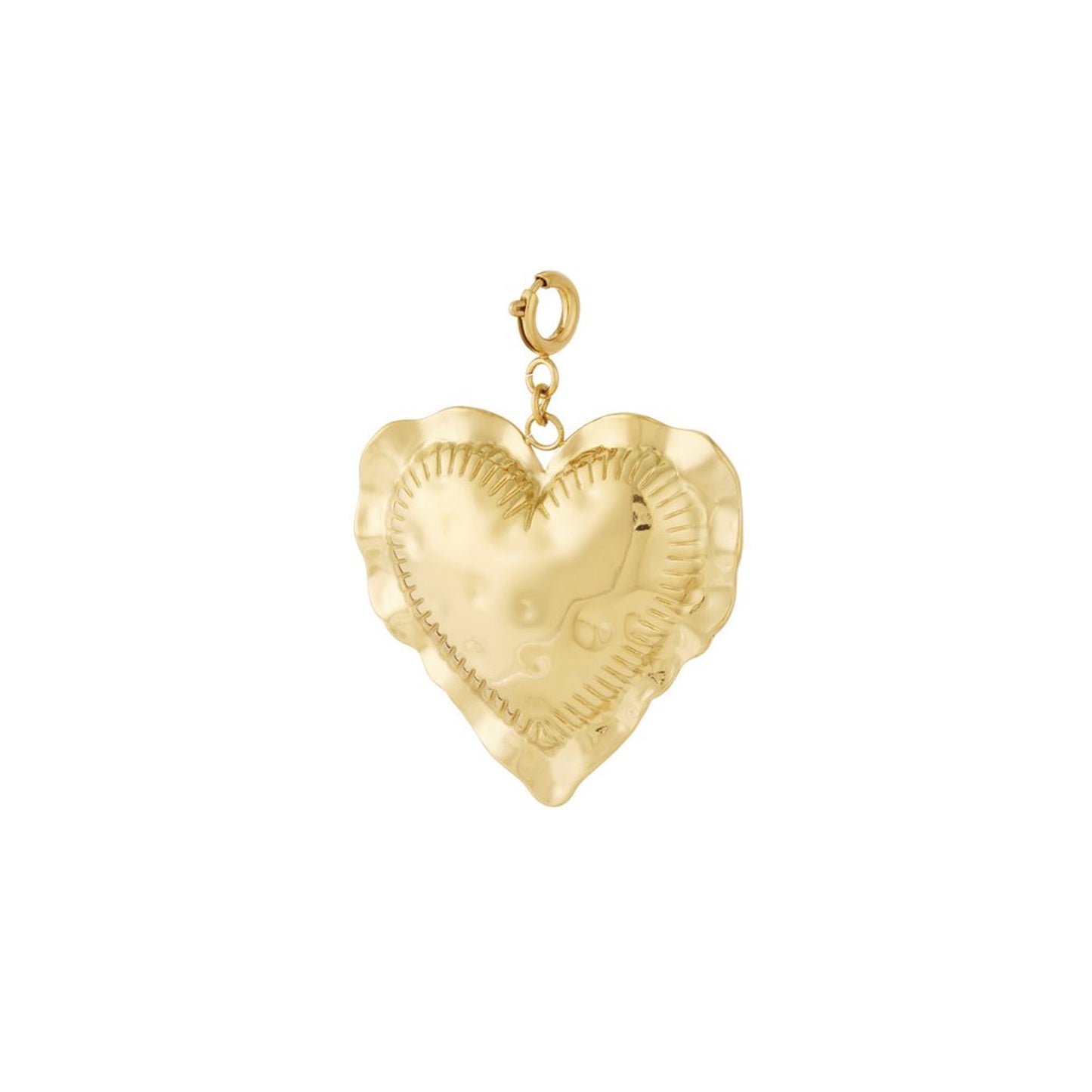 Daily Essential Charms Big Heart Goud