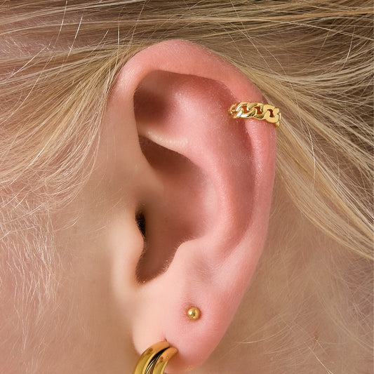 Ear Cuff Chain Girl Zilver