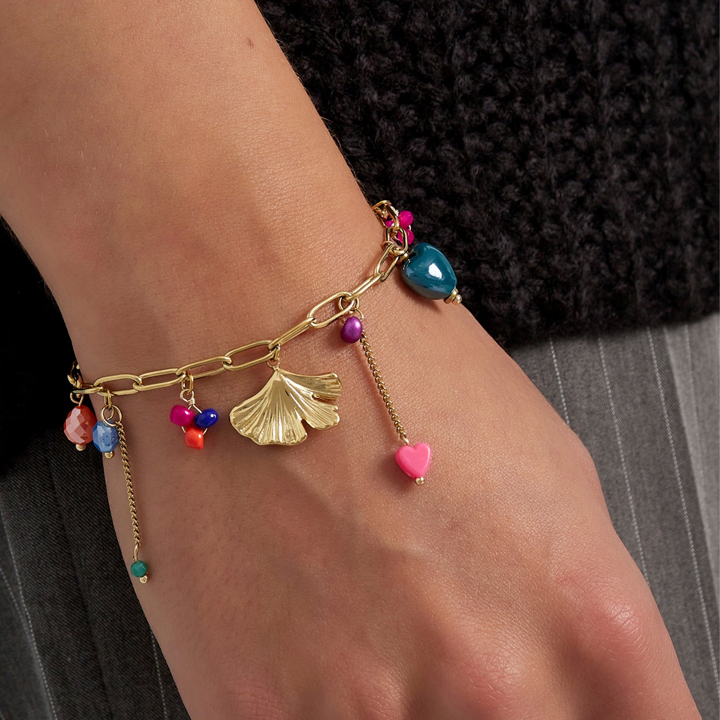 Embrace Love Bedelarmband Goud