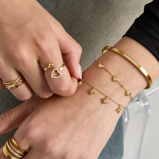 Heart Glow Armband Goud