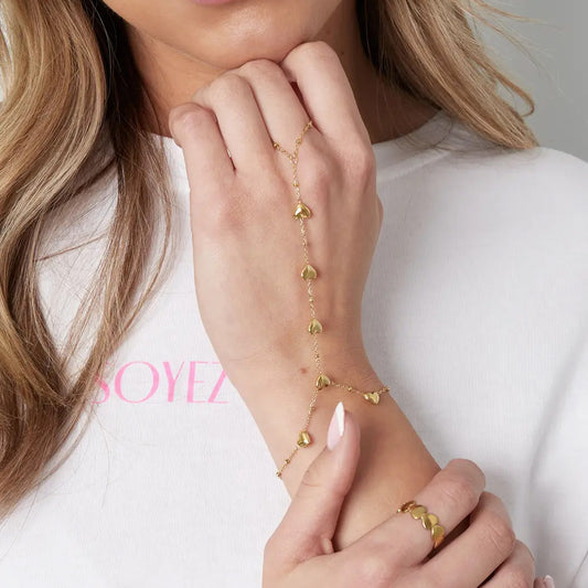 Heart Harmony Hand Chain