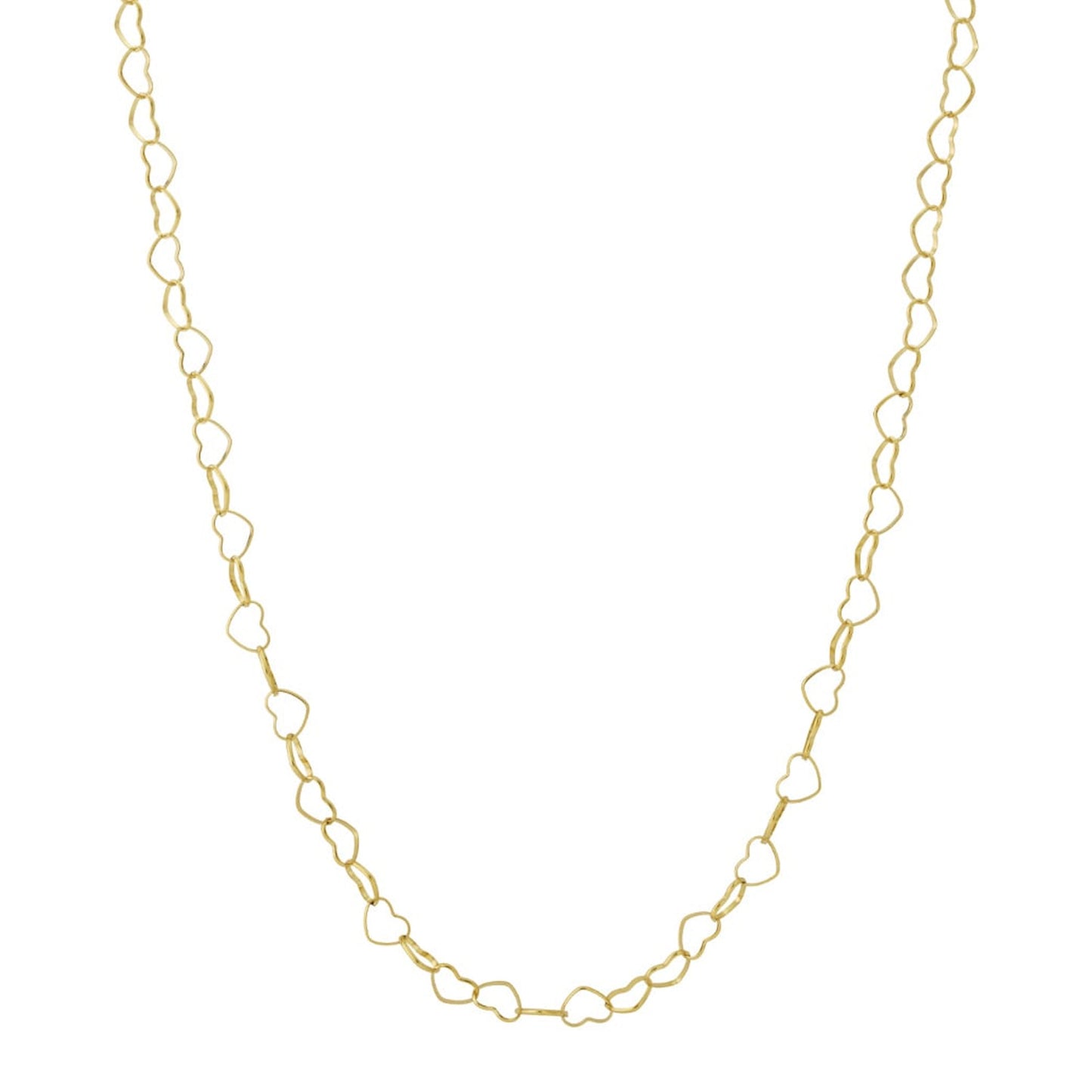 Lovely Chain Hearts Ketting Goud