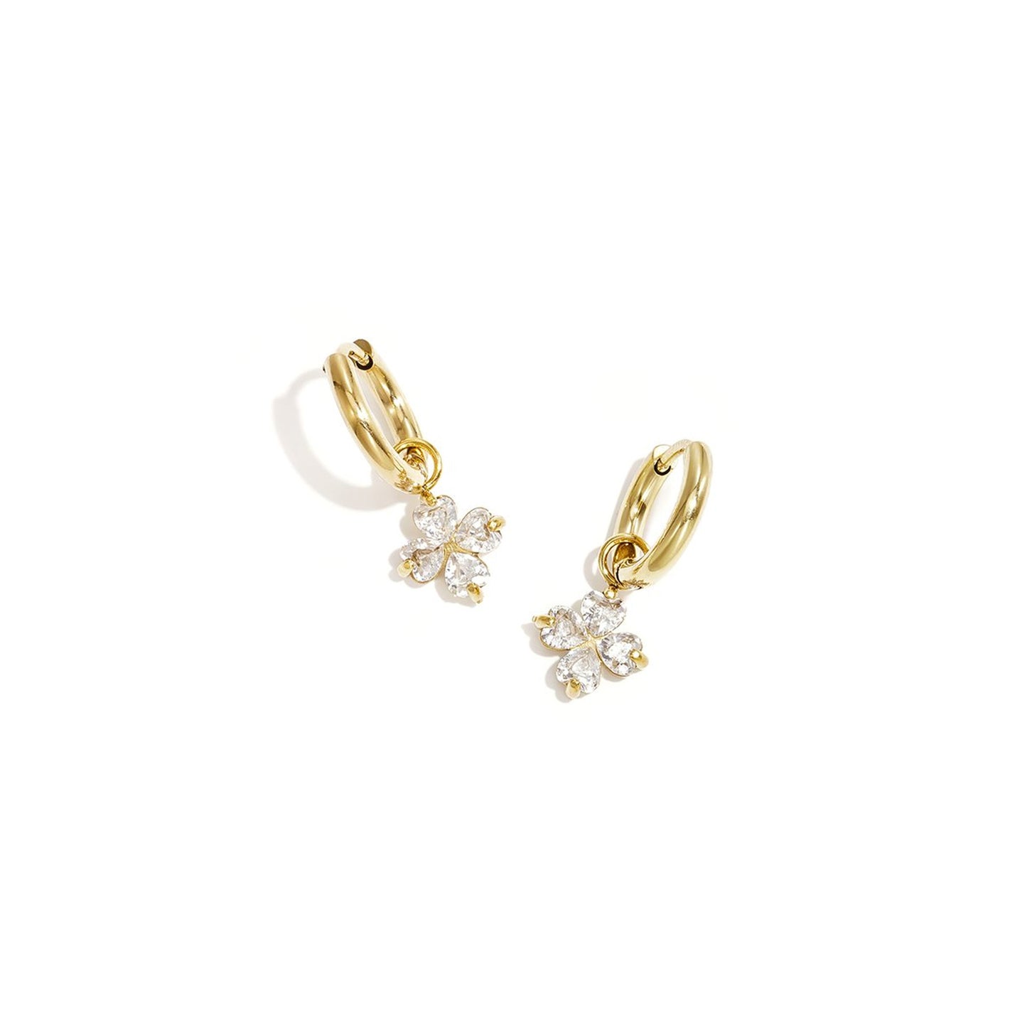 Lucky Spark Hoop Oorbellen Goud