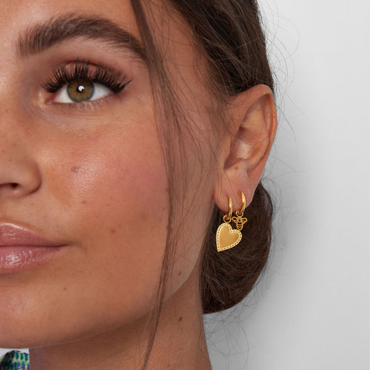 Oorbellen Klein Hart Zilver