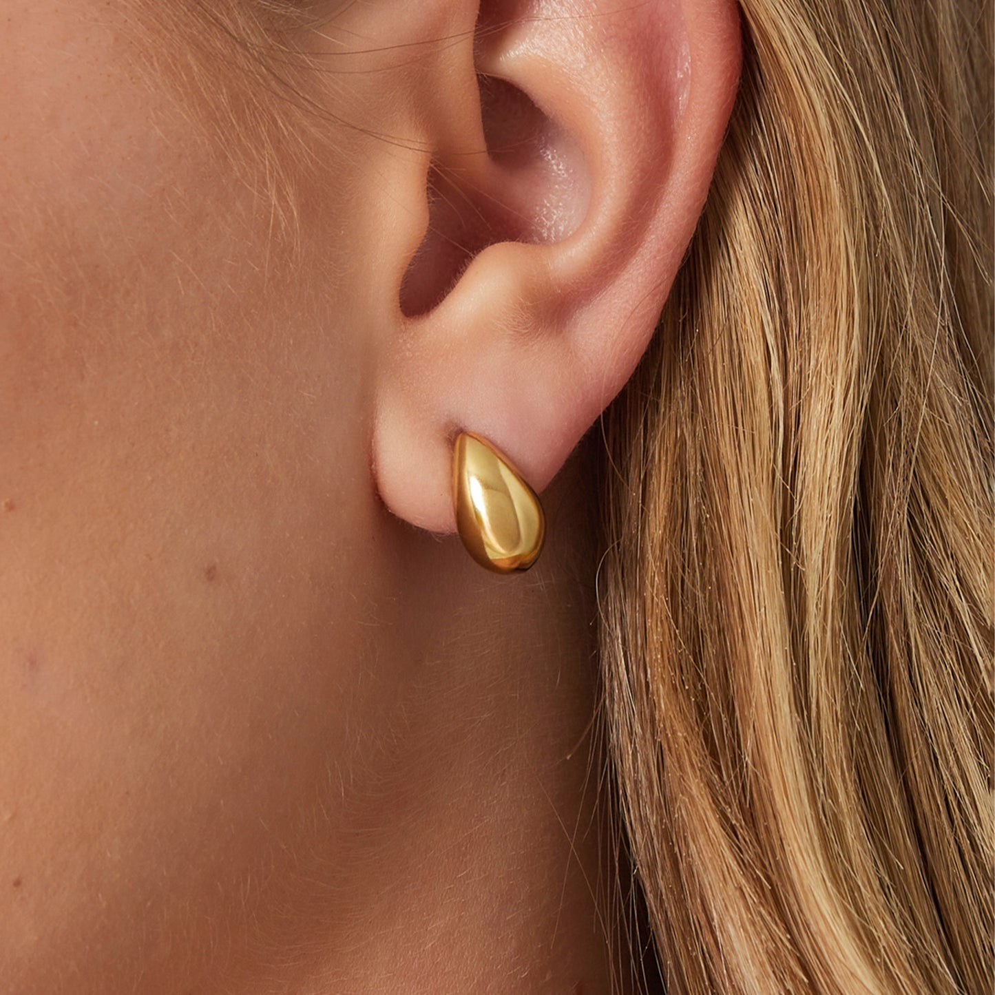 Tear Drop Oorbellen Zilver