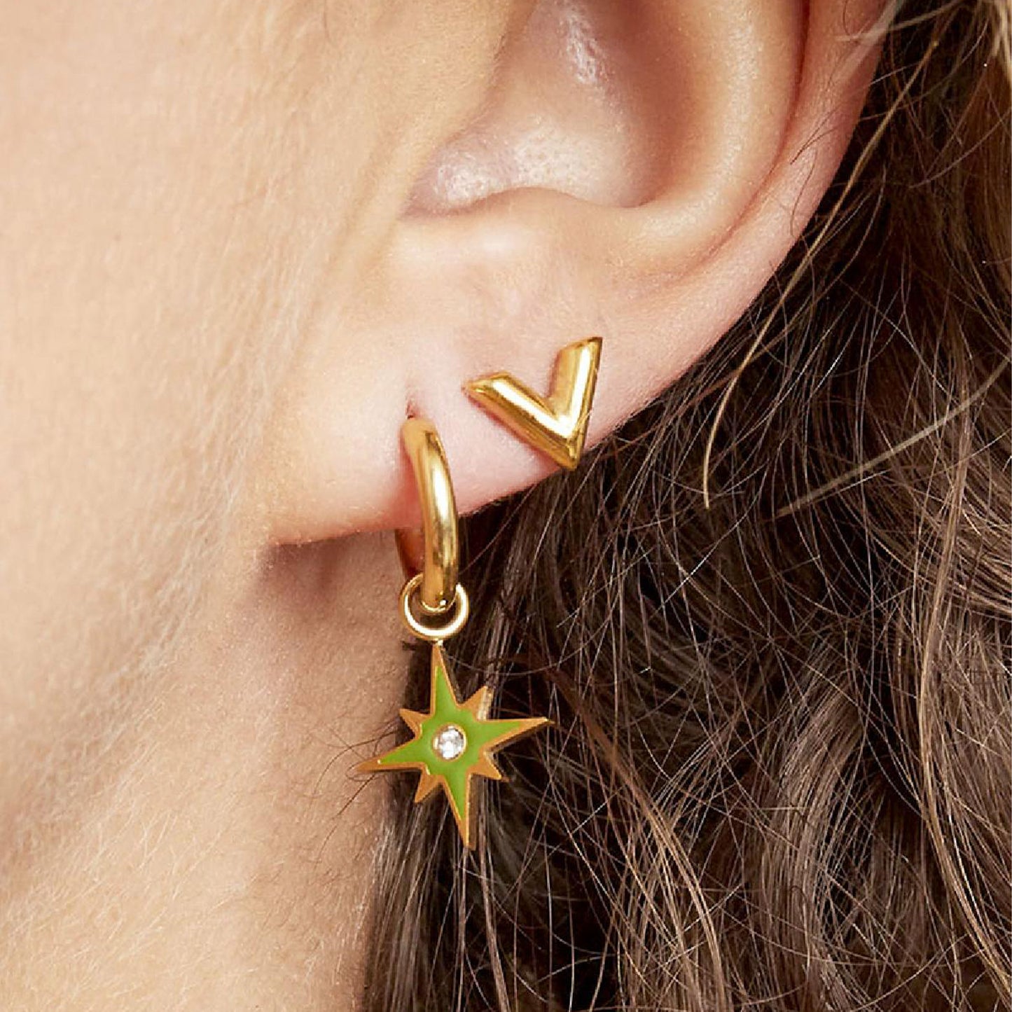 Oorknopjes Think V Zilver