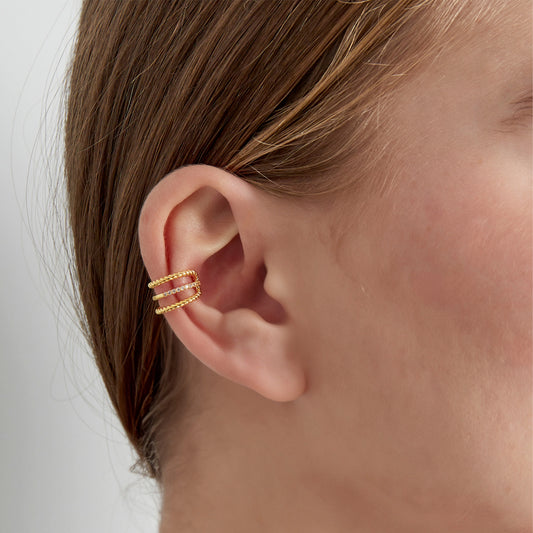 Twisted Earcuff Goud
