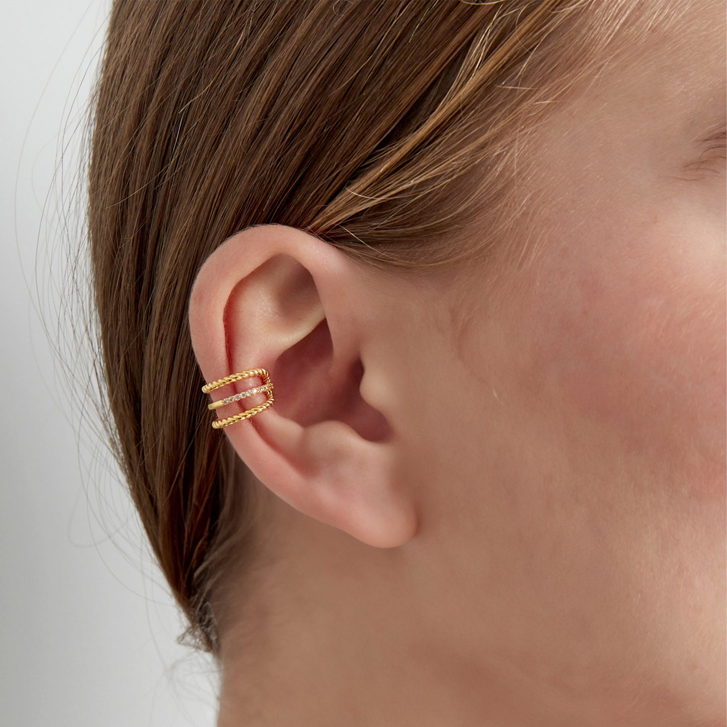 Twisted Earcuff Goud