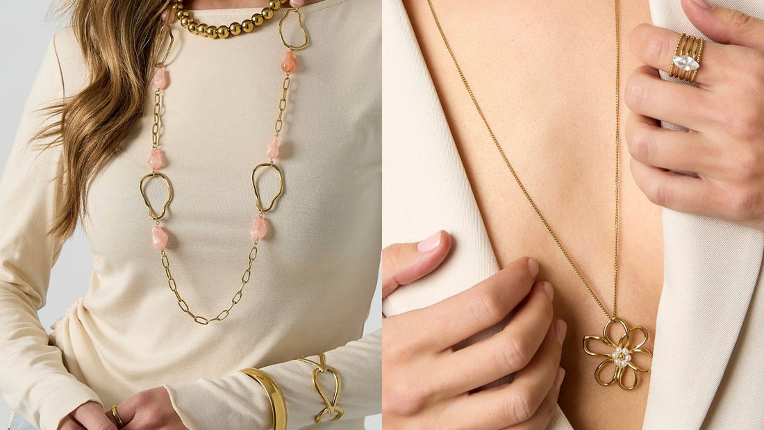 Lange kettingen: dé trend die je outfit meteen laat stralen ✨