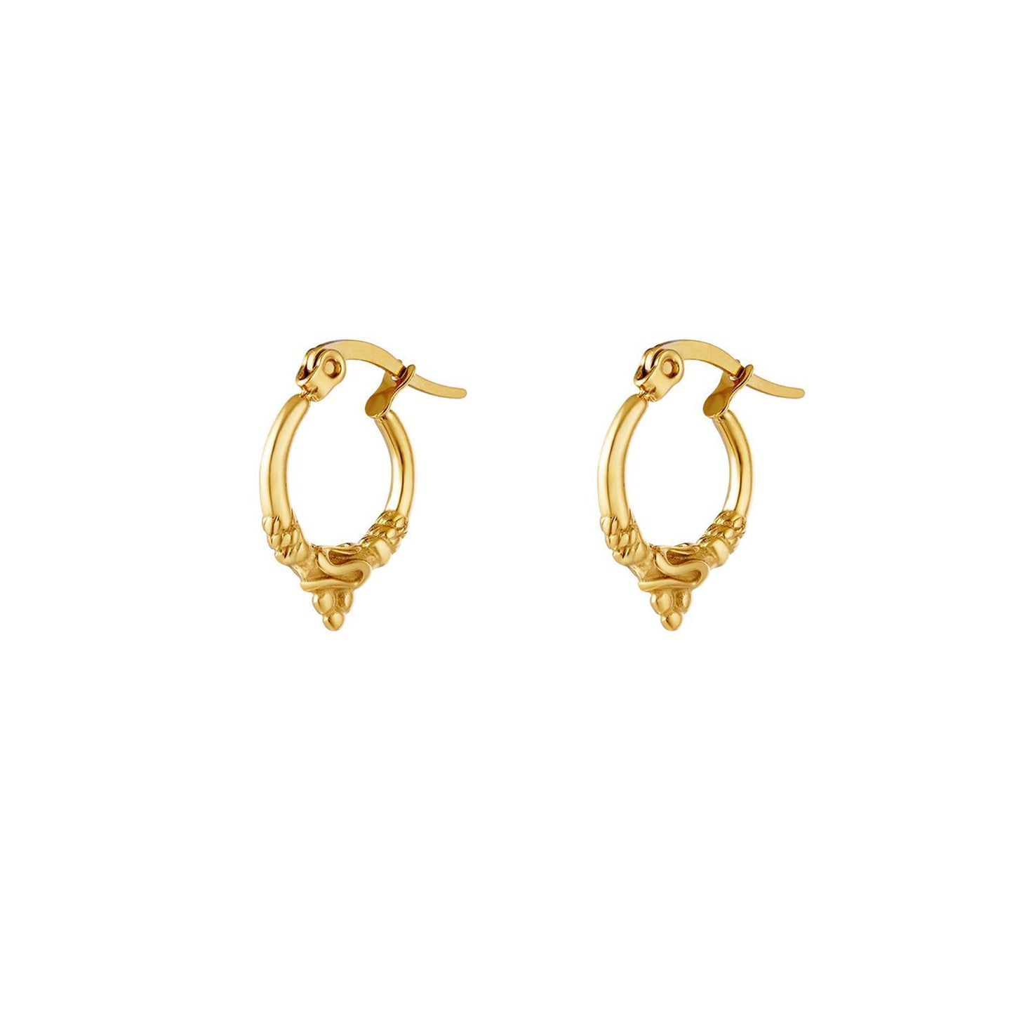 Bali Hoops Extra Small Oorbellen Goud