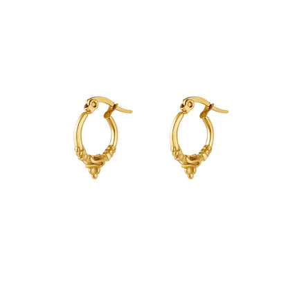 Bali Hoops Extra Small Oorbellen Goud