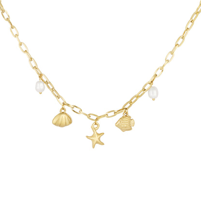 Beachy Glow Ketting Goud