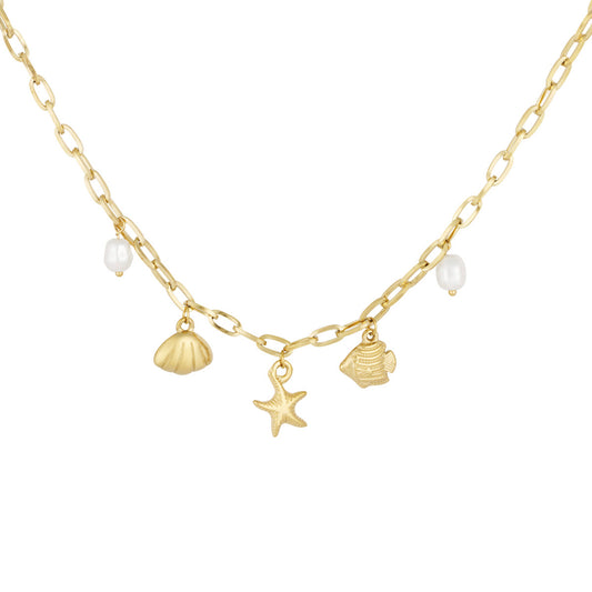 Beachy Glow Ketting Goud