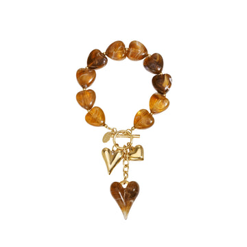 Beaded Hearts Armband (Diverse kleuren)