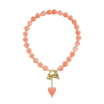 Beaded Hearts Ketting (Diverse kleuren)