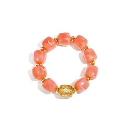 Big Beaded Colourfull Armband (diverse kleuren)