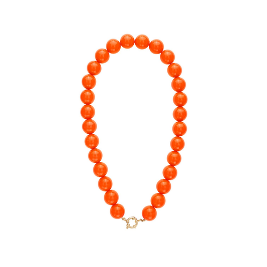 Big Beady Babe Charm Ketting Oranje (Special edition)