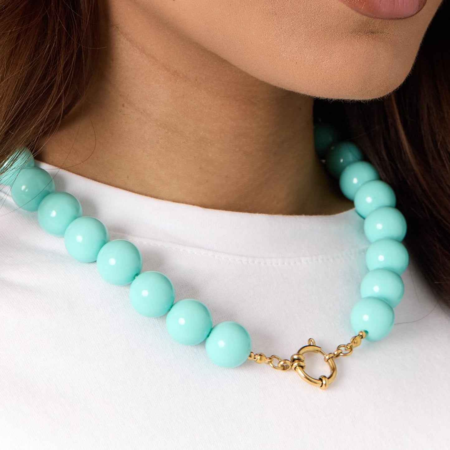 Big Beady Babe Charm Ketting (Diverse kleuren)