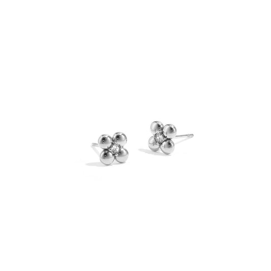 Blossom Shine Oorbellen Zilver