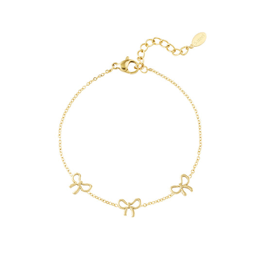 Charming Strik Armband Goud