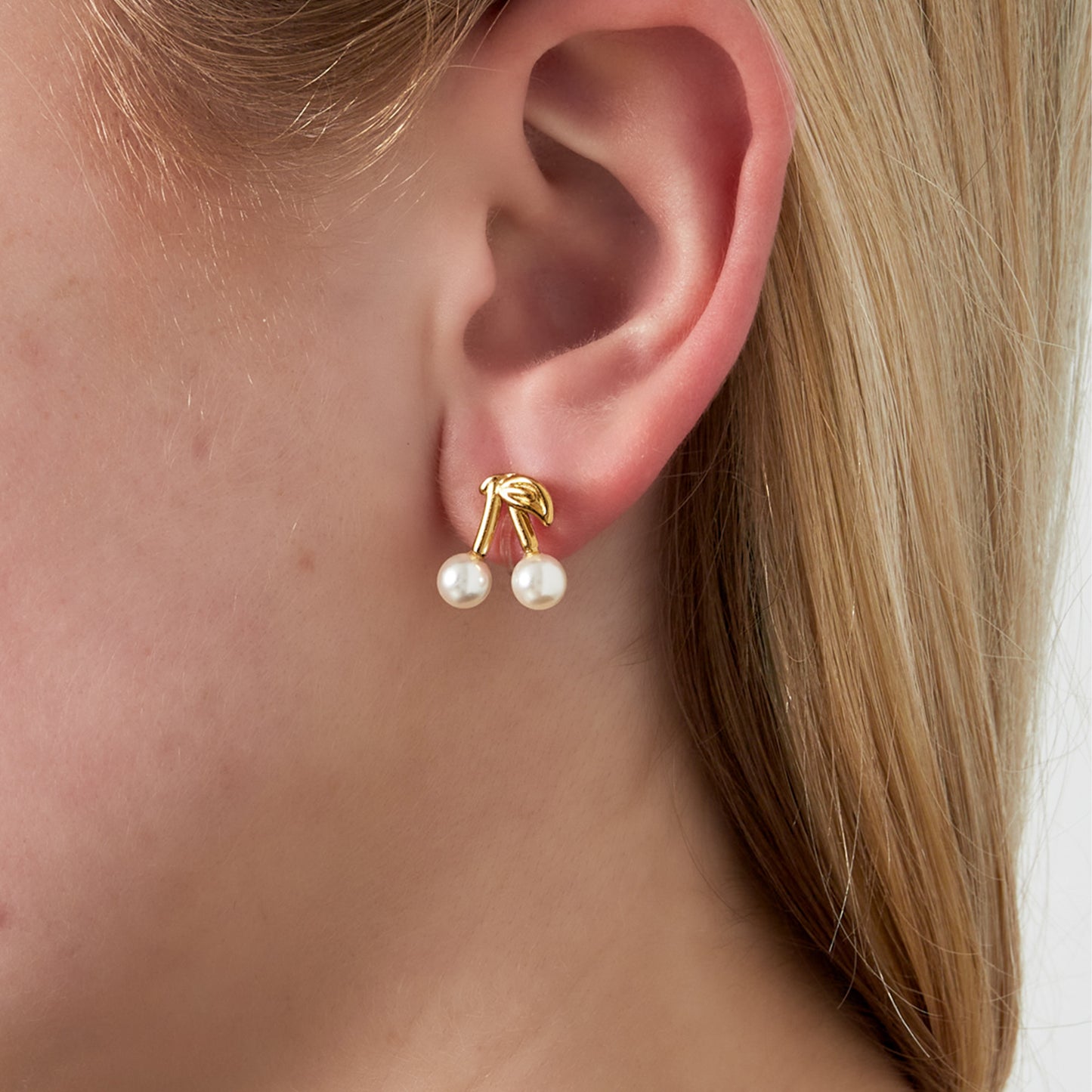 Cherry Clipoorbellen Goud