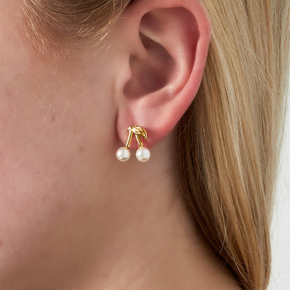 Cherry Clipoorbellen Goud