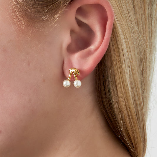 Cherry Clipoorbellen Zilver