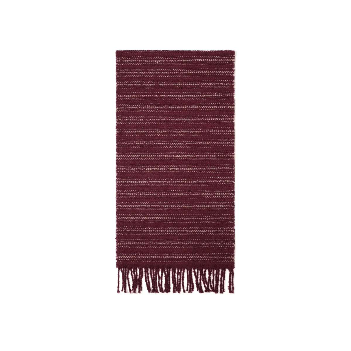 Chic Stripe Sjaal Bordeaux