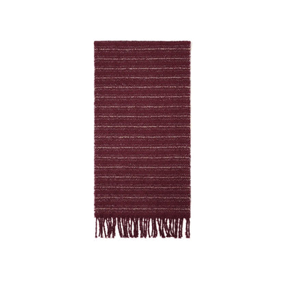 Chic Stripe Sjaal Bordeaux