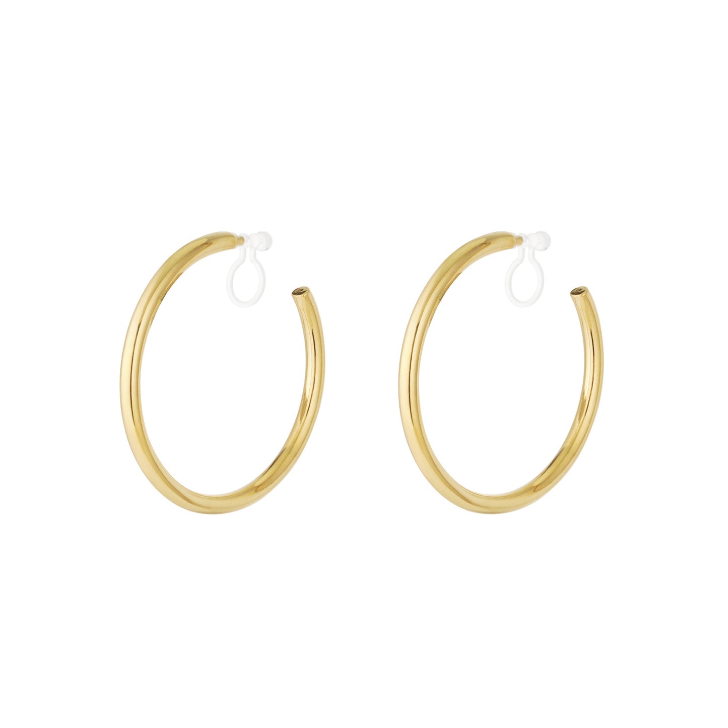 Classic Hoop Clipoorbellen Goud