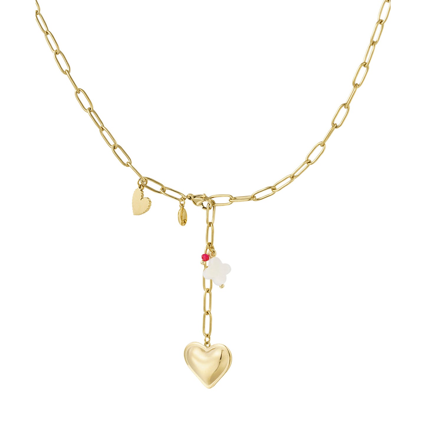 Clover to my Heart Ketting Goud