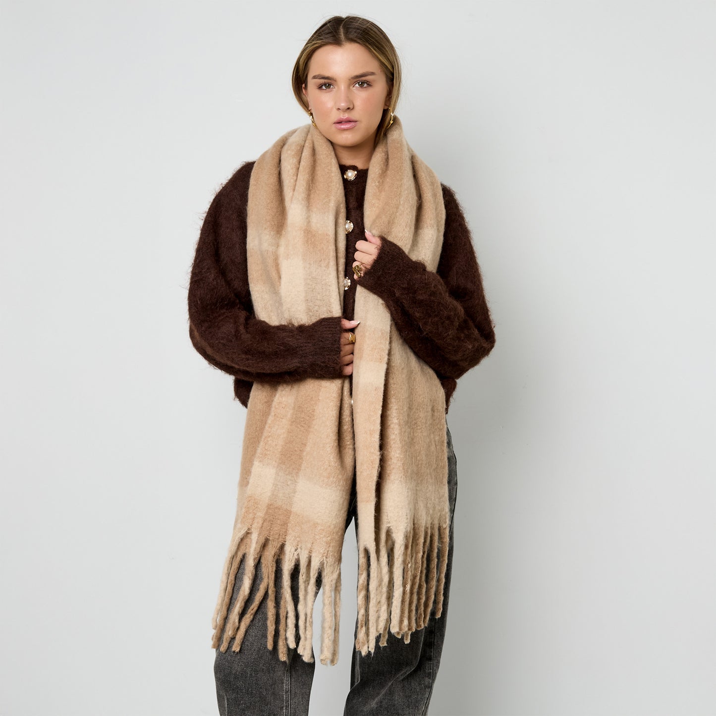 Daily Babe Sjaal - Bruin