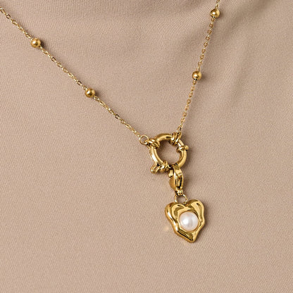 Daily Essential Pearl Heart Goud