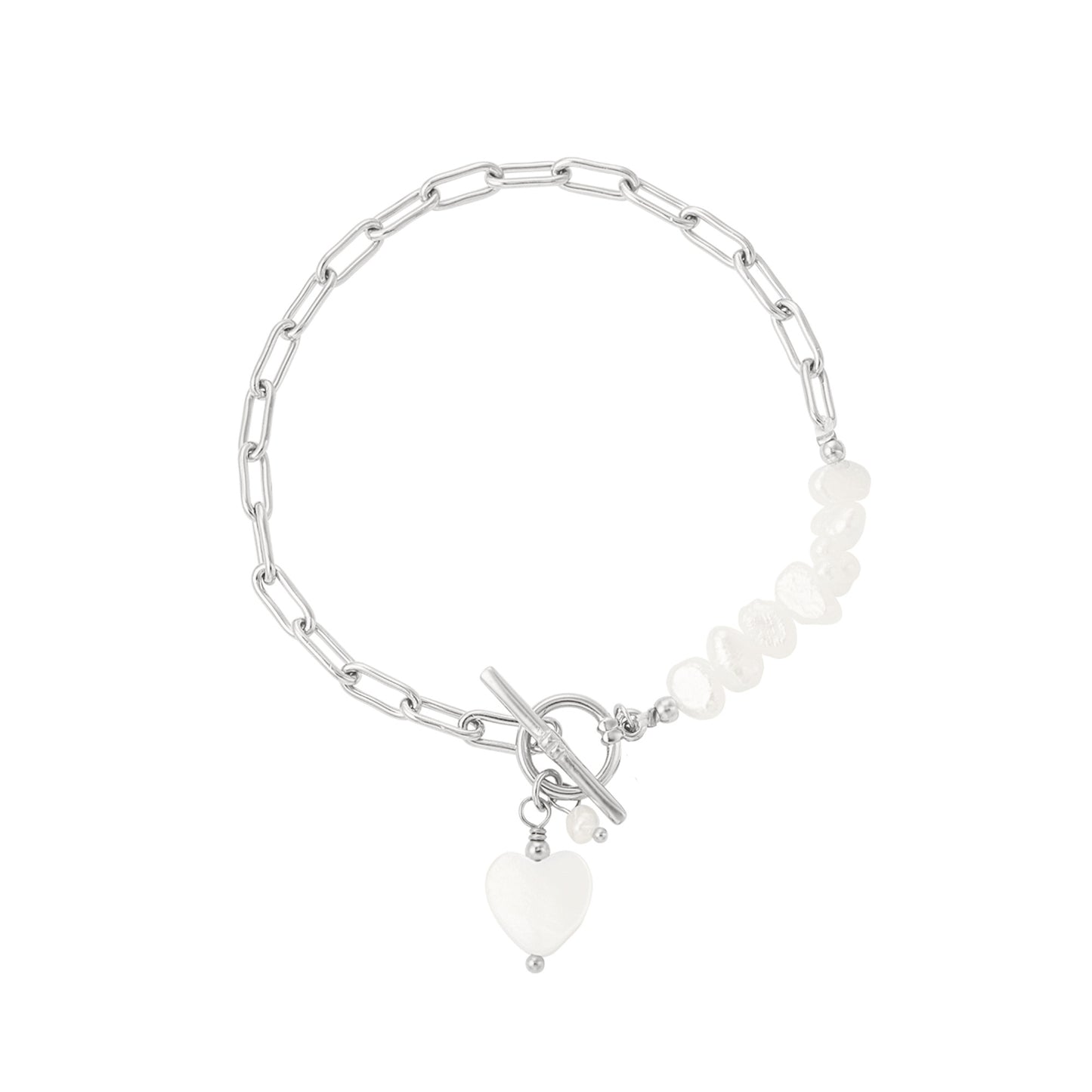 Dazzling Waves Armband Zilver