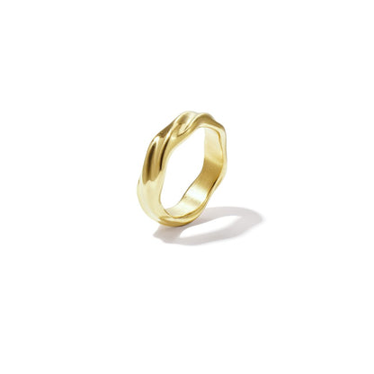 Draped Statement Ring Goud