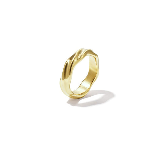 Draped Statement Ring Goud