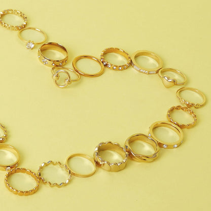 Draped Statement Ring Goud