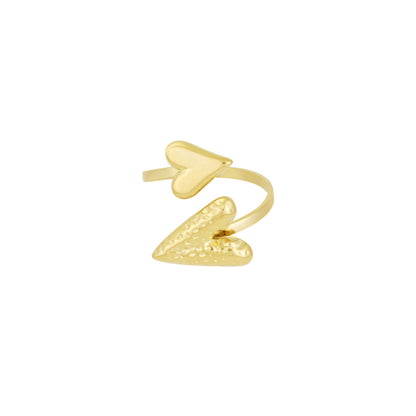 Dual Affection Ring Goud