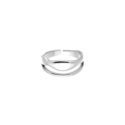 Duality Ring Zilver