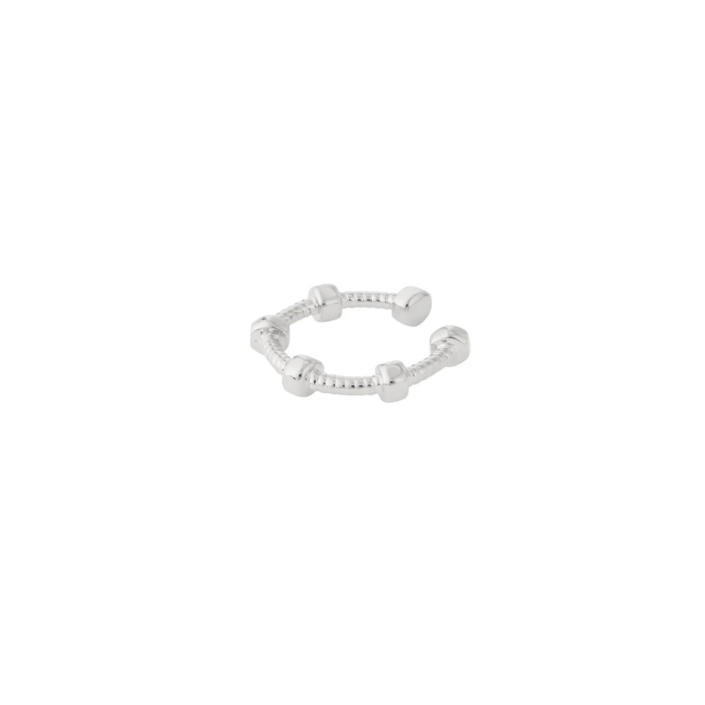 Ear Cuff Locked Up Zilver