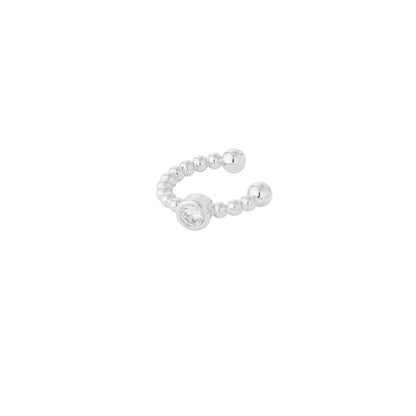 Ear Cuff Bling Zilver
