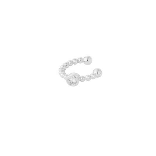 Ear Cuff Bling Zilver
