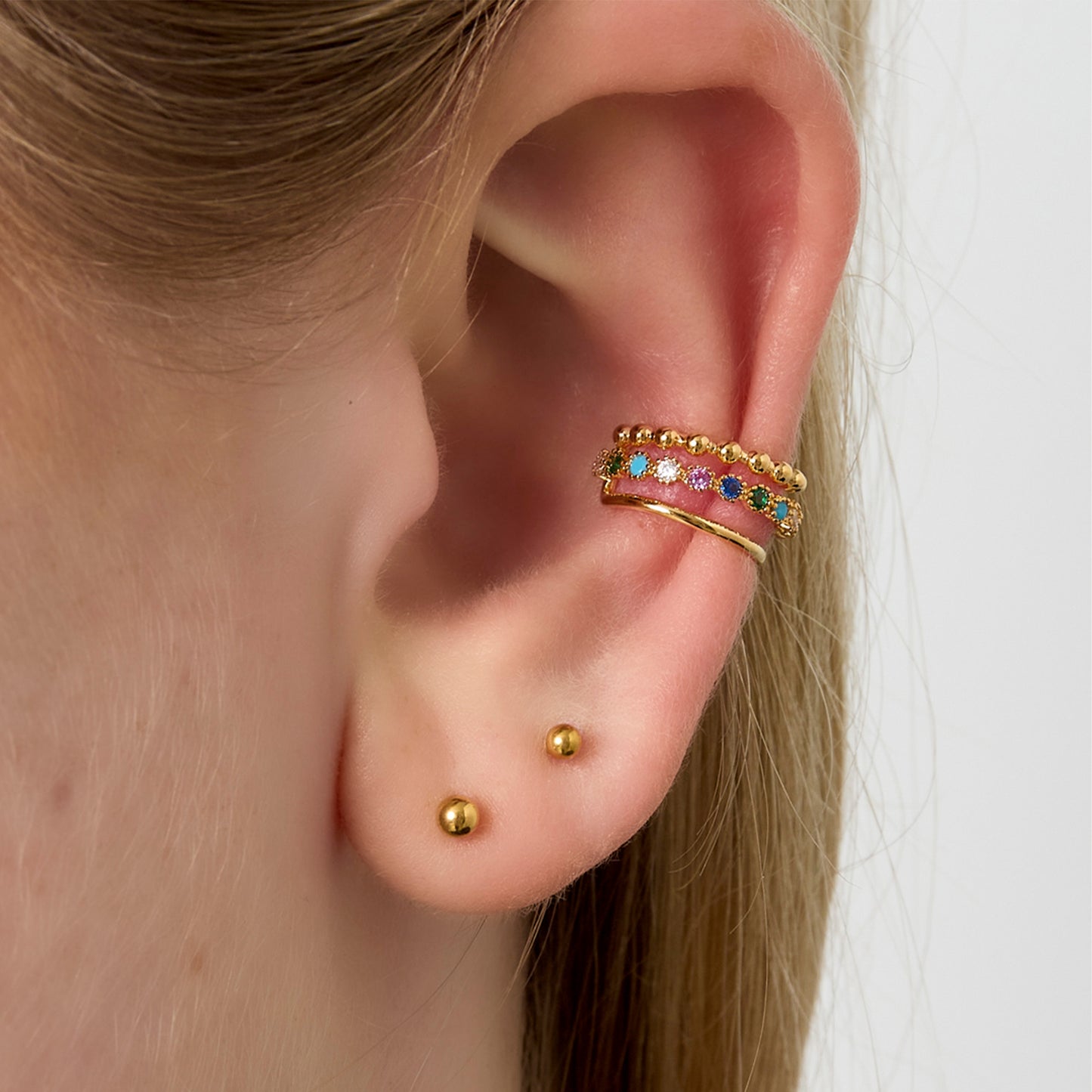 Ear Cuff Color Glam Goud