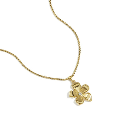 Flower Ketting Goud