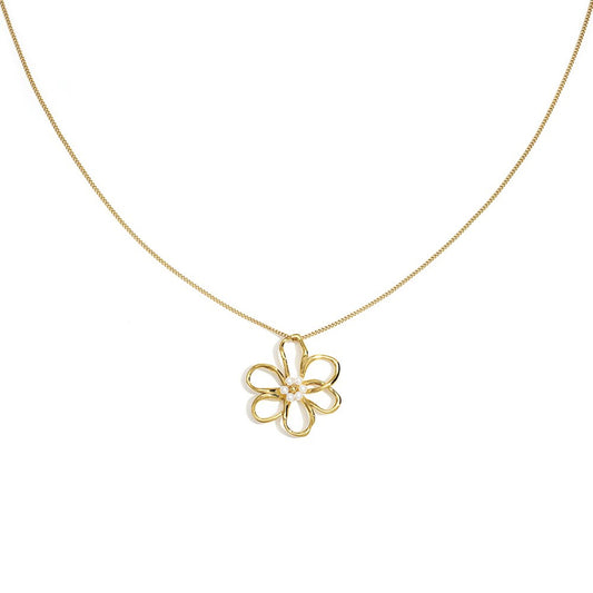 Flower & Shine Ketting Goud