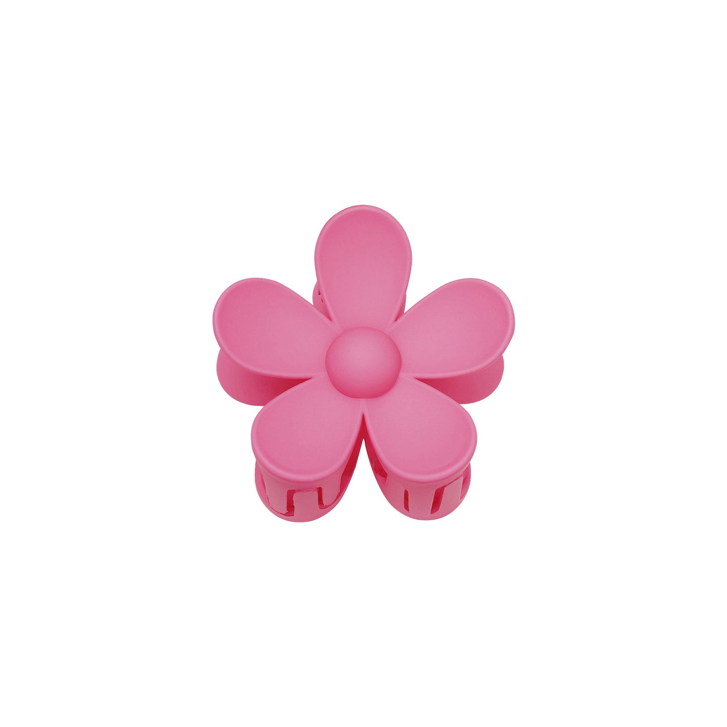 Flower Hairclip Donkerroze