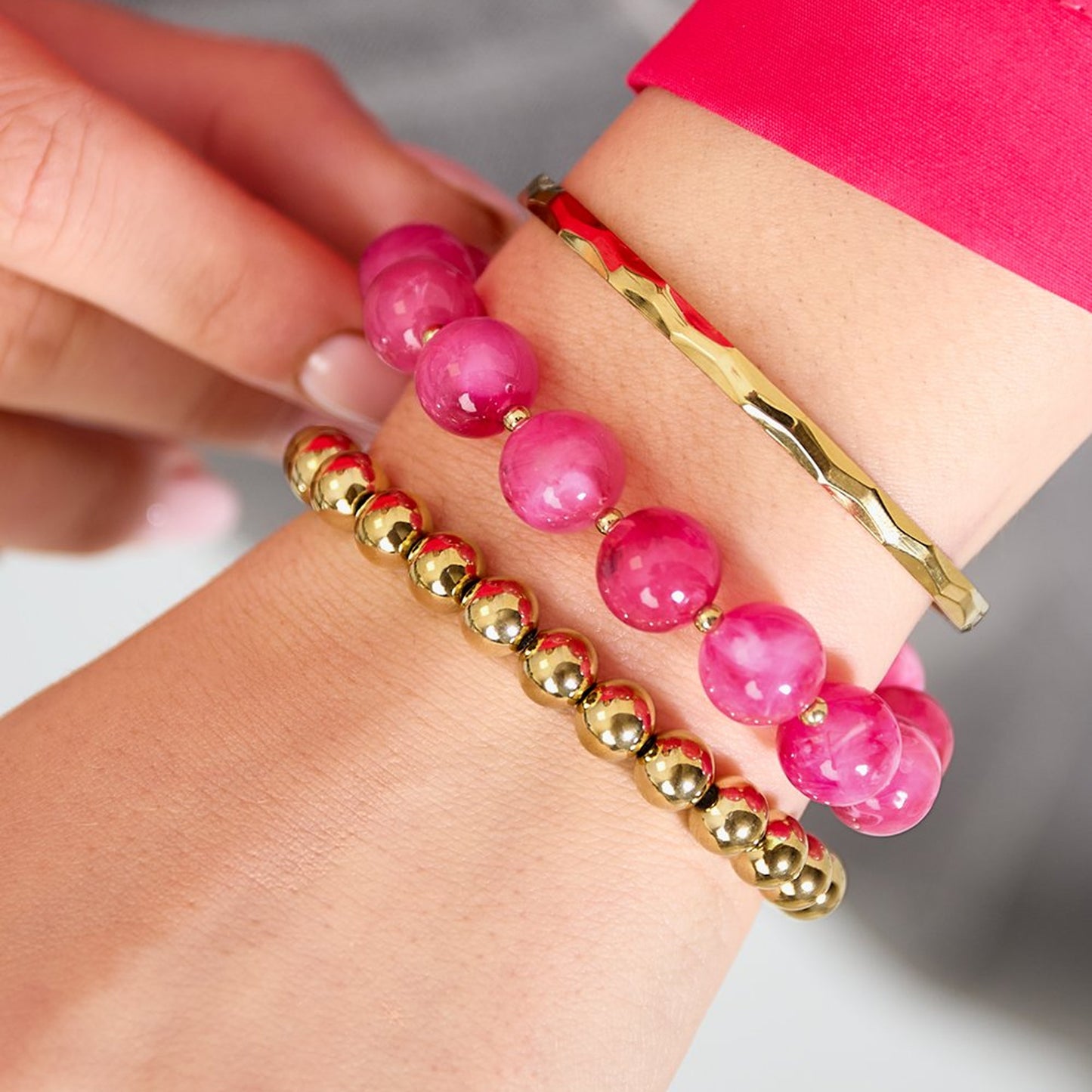 Golden Pop Armbandenset (diverse kleuren)